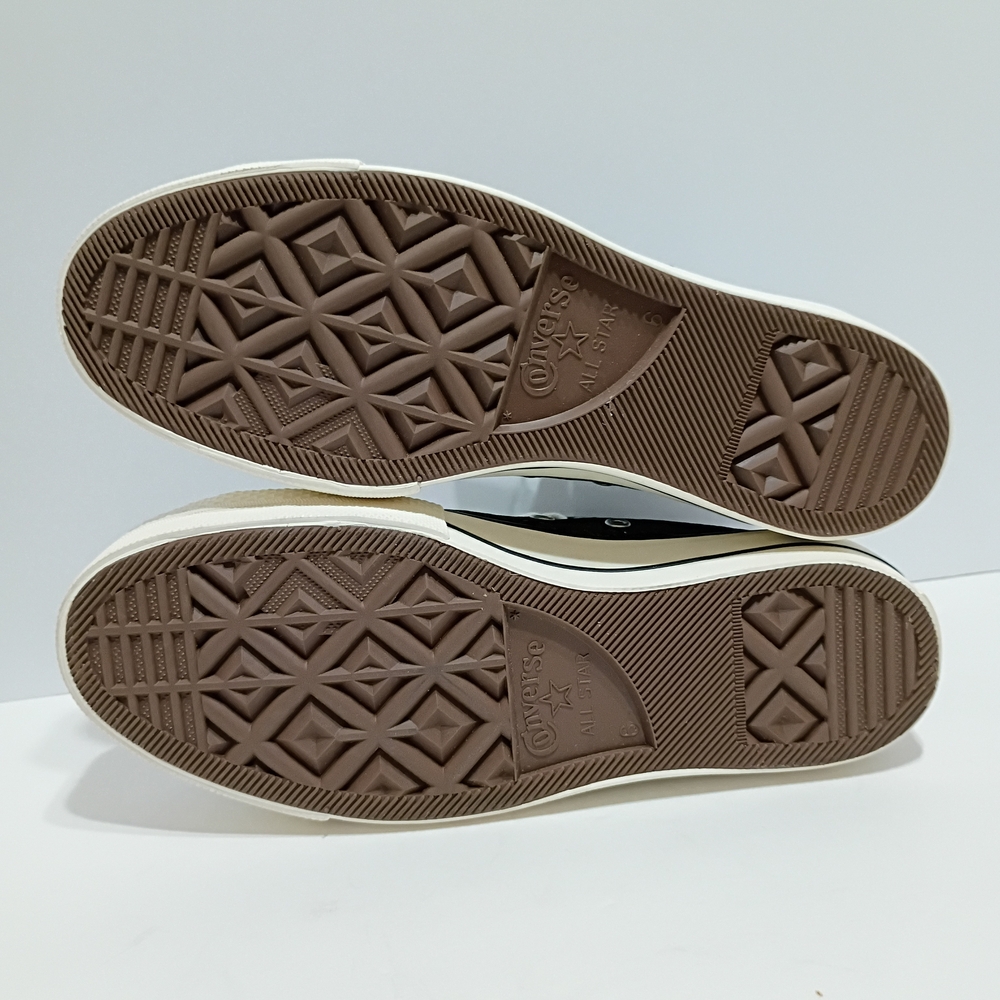 Converse CT All Star Into The Void Black Glitter Lift Platform Sneakers - Picture 8 of 9